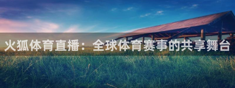 火狐体育直播：全球体育赛事的共享舞台